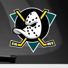 Наклейка на автомобиль с принтом NHL: Ducks в Екатеринбурге, ПВХ |  | Тематика изображения на принте: 