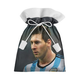 Подарочный 3D мешок с принтом Leo Messi в Екатеринбурге, 100% полиэстер | Размер: 29*39 см | fc barcelona | football | lionel messi | messi | аргентина | барса | лео месси | фк барселона | футбол