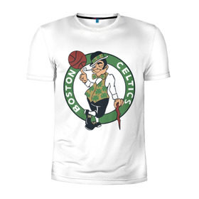 Мужская футболка 3D спортивная с принтом Boston Celtics в Екатеринбурге, 100% полиэстер с улучшенными характеристиками | приталенный силуэт, круглая горловина, широкие плечи, сужается к линии бедра | boston celtics | nba | бостон селтикс | нба