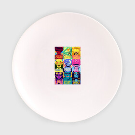 Тарелка 3D с принтом Постер One Piece в Екатеринбурге, фарфор | диаметр - 210 мм
диаметр для нанесения принта - 120 мм | brook | chopper | franky | luffy | nami | one_piece | robin | sanji | usopp | zoro