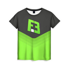 Женская футболка 3D с принтом FlipSid3 Uniform в Екатеринбурге, 100% полиэфир ( синтетическое хлопкоподобное полотно) | прямой крой, круглый вырез горловины, длина до линии бедер | Тематика изображения на принте: counter strike | cs go | flipside | swat | terrorist | контр страйк | кс го | спецназ | флипсайд