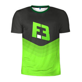 Мужская футболка 3D спортивная с принтом FlipSid3 Uniform в Екатеринбурге, 100% полиэстер с улучшенными характеристиками | приталенный силуэт, круглая горловина, широкие плечи, сужается к линии бедра | counter strike | cs go | flipside | swat | terrorist | контр страйк | кс го | спецназ | флипсайд