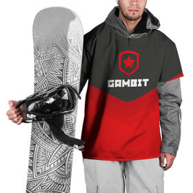 Накидка на куртку 3D с принтом Gambit Gaming Uniform в Екатеринбурге, 100% полиэстер |  | counter strike | cs go | gambit | swat | terrorist | гамбит | контр страйк | кс го | спецназ