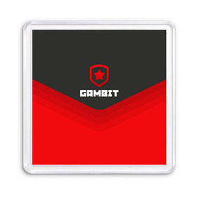 Магнит 55*55 с принтом Gambit Gaming Uniform в Екатеринбурге, Пластик | Размер: 65*65 мм; Размер печати: 55*55 мм | counter strike | cs go | gambit | swat | terrorist | гамбит | контр страйк | кс го | спецназ