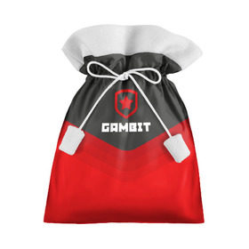 Подарочный 3D мешок с принтом Gambit Gaming Uniform в Екатеринбурге, 100% полиэстер | Размер: 29*39 см | Тематика изображения на принте: counter strike | cs go | gambit | swat | terrorist | гамбит | контр страйк | кс го | спецназ