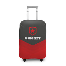 Чехол для чемодана 3D с принтом Gambit Gaming Uniform в Екатеринбурге, 86% полиэфир, 14% спандекс | двустороннее нанесение принта, прорези для ручек и колес | counter strike | cs go | gambit | swat | terrorist | гамбит | контр страйк | кс го | спецназ