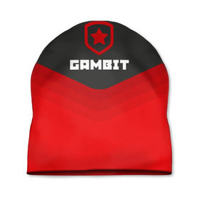 Шапка 3D с принтом Gambit Gaming Uniform в Екатеринбурге, 100% полиэстер | универсальный размер, печать по всей поверхности изделия | Тематика изображения на принте: counter strike | cs go | gambit | swat | terrorist | гамбит | контр страйк | кс го | спецназ