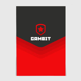 Постер с принтом Gambit Gaming Uniform в Екатеринбурге, 100% бумага
 | бумага, плотность 150 мг. Матовая, но за счет высокого коэффициента гладкости имеет небольшой блеск и дает на свету блики, но в отличии от глянцевой бумаги не покрыта лаком | counter strike | cs go | gambit | swat | terrorist | гамбит | контр страйк | кс го | спецназ