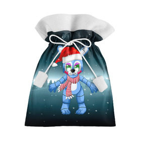 Подарочный 3D мешок с принтом Five Nights At Freddy`s в Екатеринбурге, 100% полиэстер | Размер: 29*39 см | fnaf | freddy | бонни | медведь | мишка | фнаф | фокси | фредди