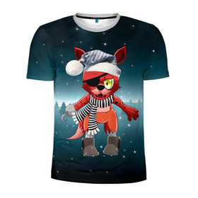 Мужская футболка 3D спортивная с принтом Five Nights At Freddy`s в Екатеринбурге, 100% полиэстер с улучшенными характеристиками | приталенный силуэт, круглая горловина, широкие плечи, сужается к линии бедра | fnaf | freddy | бонни | медведь | мишка | фнаф | фокси | фредди