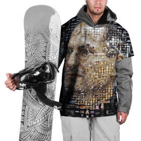 Накидка на куртку 3D с принтом Стив Джобс в Екатеринбурге, 100% полиэстер |  | steve jobs