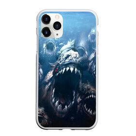 Чехол для iPhone 11 Pro матовый с принтом Голодные пираньи в Екатеринбурге, Силикон |  | еда | зубы | клыки | кровь | людоед | монстр | пираньи | пиранья | рыбы | ужас | хищник | челюсти | чудовище