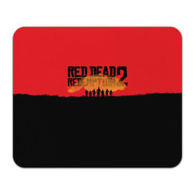 Коврик прямоугольный с принтом Red Dead Redemption 2 в Екатеринбурге, натуральный каучук | размер 230 х 185 мм; запечатка лицевой стороны | rdr | rdr2 | red dead redemption 2 | rockstar | дикий запад | ковбои