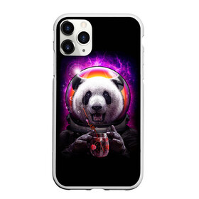 Чехол для iPhone 11 Pro матовый с принтом Panda Cosmonaut в Екатеринбурге, Силикон |  | Тематика изображения на принте: bear | galaxy | panda | space | star | астронавт | галактика | звезда | космонавт | космос | медведь | панда