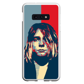 Чехол для Samsung S10E с принтом Kurt Cobain в Екатеринбурге, Силикон | Область печати: задняя сторона чехла, без боковых панелей | curt | hope | kobain | nirvana | кобейн | курт | нирвана