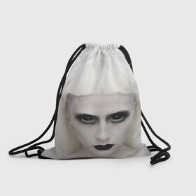 Рюкзак-мешок 3D с принтом Black Eyes в Екатеринбурге, 100% полиэстер | плотность ткани — 200 г/м2, размер — 35 х 45 см; лямки — толстые шнурки, застежка на шнуровке, без карманов и подкладки | die antwoord