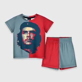 Детский костюм с шортами 3D с принтом Che Guevara в Екатеринбурге,  |  | че гевара