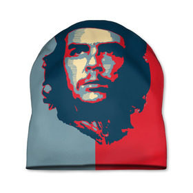 Шапка 3D с принтом Che Guevara в Екатеринбурге, 100% полиэстер | универсальный размер, печать по всей поверхности изделия | че гевара