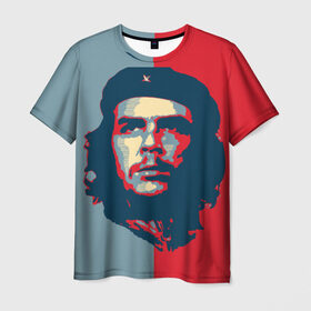 Мужская футболка 3D с принтом Che Guevara в Екатеринбурге, 100% полиэфир | прямой крой, круглый вырез горловины, длина до линии бедер | че гевара