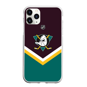 Чехол для iPhone 11 Pro матовый с принтом Anaheim Ducks в Екатеринбурге, Силикон |  | america | canada | hockey | nhl | usa | америка | канада | лед | нхл | сша | хоккей