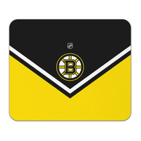 Коврик прямоугольный с принтом Boston Bruins в Екатеринбурге, натуральный каучук | размер 230 х 185 мм; запечатка лицевой стороны | Тематика изображения на принте: america | canada | hockey | nhl | usa | америка | бостон | брюинз | канада | лед | нхл | сша | хоккей