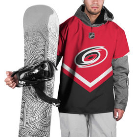 Накидка на куртку 3D с принтом Carolina Hurricanes в Екатеринбурге, 100% полиэстер |  | america | canada | hockey | nhl | usa | америка | канада | каролина | лед | нхл | сша | харрикейнз | хоккей