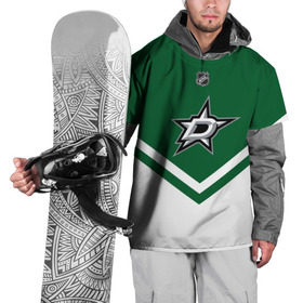 Накидка на куртку 3D с принтом Dallas Stars в Екатеринбурге, 100% полиэстер |  | Тематика изображения на принте: america | canada | hockey | nhl | usa | америка | даллас | канада | лед | нхл | старз | сша | хоккей