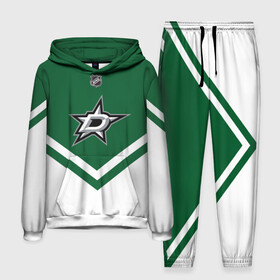 Мужской костюм 3D (с толстовкой) с принтом Dallas Stars в Екатеринбурге,  |  | america | canada | hockey | nhl | usa | америка | даллас | канада | лед | нхл | старз | сша | хоккей