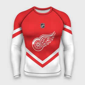 Мужской рашгард 3D с принтом Detroit Red Wings в Екатеринбурге,  |  | america | canada | hockey | nhl | usa | америка | детройт | канада | лед | нхл | ред | сша | уингз | хоккей