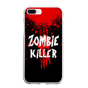 Чехол для iPhone 7Plus/8 Plus матовый с принтом Zombie Killer в Екатеринбурге, Силикон | Область печати: задняя сторона чехла, без боковых панелей | blood | dark | killer | monster | zombie | зомби | кровь | монстр | нечисть