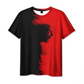 Мужская футболка 3D с принтом Blood Rage в Екатеринбурге, 100% полиэфир | прямой крой, круглый вырез горловины, длина до линии бедер | blood | dark | killer | monster | zombie | зомби | кровь | монстр | нечисть