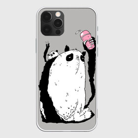 Чехол для iPhone 12 Pro с принтом panda в Екатеринбурге, силикон | область печати: задняя сторона чехла, без боковых панелей | Тематика изображения на принте: dd | drop dead | dropdead | panda