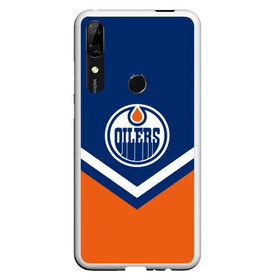 Чехол для Honor P Smart Z с принтом Edmonton Oilers в Екатеринбурге, Силикон | Область печати: задняя сторона чехла, без боковых панелей | Тематика изображения на принте: america | canada | hockey | nhl | usa | америка | детройт | канада | лед | нхл | ойлерз | сша | хоккей | эдмонтон