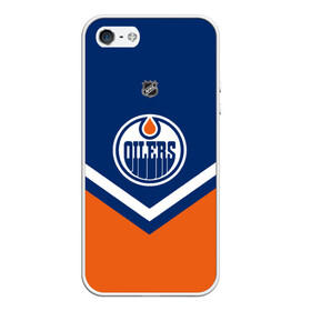 Чехол для iPhone 5/5S матовый с принтом Edmonton Oilers в Екатеринбурге, Силикон | Область печати: задняя сторона чехла, без боковых панелей | america | canada | hockey | nhl | usa | америка | детройт | канада | лед | нхл | ойлерз | сша | хоккей | эдмонтон