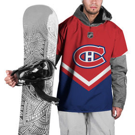 Накидка на куртку 3D с принтом Montreal Canadiens в Екатеринбурге, 100% полиэстер |  | america | canada | hockey | nhl | usa | америка | канада | канадиенс | лед | монреаль | нхл | сша | хоккей