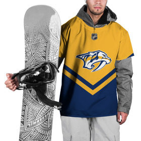 Накидка на куртку 3D с принтом Nashville Predators в Екатеринбурге, 100% полиэстер |  | Тематика изображения на принте: america | canada | hockey | nhl | usa | америка | канада | лед | нхл | нэшвилл | предаторз | сша | хоккей