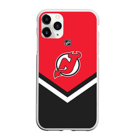 Чехол для iPhone 11 Pro Max матовый с принтом New Jersey Devils в Екатеринбурге, Силикон |  | america | canada | hockey | nhl | usa | америка | девилз | джерси | канада | лед | нхл | нью | сша | хоккей