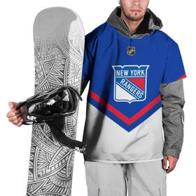 Накидка на куртку 3D с принтом New York Rangers в Екатеринбурге, 100% полиэстер |  | Тематика изображения на принте: america | canada | hockey | nhl | usa | америка | канада | лед | нхл | нью йорк | рейнджерс | сша | хоккей