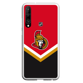 Чехол для Honor P30 с принтом Ottawa Senators в Екатеринбурге, Силикон | Область печати: задняя сторона чехла, без боковых панелей | america | canada | hockey | nhl | usa | америка | канада | лед | нхл | оттава | сенаторз | сша | хоккей