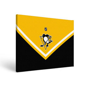 Холст прямоугольный с принтом Pittsburgh Penguins в Екатеринбурге, 100% ПВХ |  | america | canada | hockey | nhl | usa | америка | канада | лед | нхл | пингвинз | питтсбург | сша | хоккей