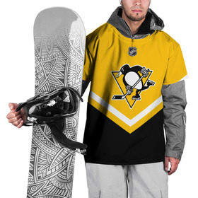 Накидка на куртку 3D с принтом Pittsburgh Penguins в Екатеринбурге, 100% полиэстер |  | Тематика изображения на принте: america | canada | hockey | nhl | usa | америка | канада | лед | нхл | пингвинз | питтсбург | сша | хоккей