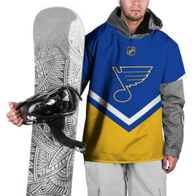 Накидка на куртку 3D с принтом St. Louis Blues в Екатеринбурге, 100% полиэстер |  | Тематика изображения на принте: america | canada | hockey | nhl | usa | америка | блюз | канада | лед | нхл | сент луис | сша | хоккей