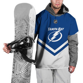 Накидка на куртку 3D с принтом Tampa Bay Lightning в Екатеринбурге, 100% полиэстер |  | Тематика изображения на принте: america | canada | hockey | nhl | usa | америка | бэй | канада | лайтнинг | лед | нхл | сша | тампа | хоккей