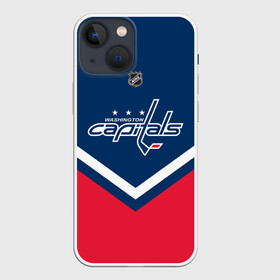 Чехол для iPhone 13 mini с принтом Washington Capitals в Екатеринбурге,  |  | america | canada | hockey | nhl | usa | америка | вашингтон | канада | кэпиталз | лед | нхл | овечкин | сша | хоккей