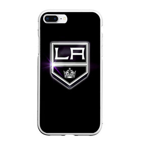 Чехол для iPhone 7Plus/8 Plus матовый с принтом Los Angeles Kings в Екатеринбурге, Силикон | Область печати: задняя сторона чехла, без боковых панелей | hockey | kings | los angeles | nhl | корона | нхл | хоккеист | хоккей