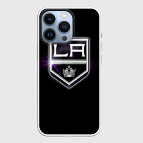 Чехол для iPhone 13 Pro с принтом Los Angeles Kings в Екатеринбурге,  |  | Тематика изображения на принте: hockey | kings | los angeles | nhl | корона | нхл | хоккеист | хоккей