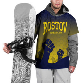 Накидка на куртку 3D с принтом Rostov Football club в Екатеринбурге, 100% полиэстер |  | Тематика изображения на принте: дону | на | ростов | ростов на дону