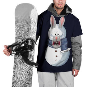 Накидка на куртку 3D с принтом Снэпчат кролик в Екатеринбурге, 100% полиэстер |  | Тематика изображения на принте: snapchat | радуга | снеговик | снэпчат | уши | фильтр | язык