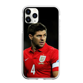 Чехол для iPhone 11 Pro матовый с принтом Steven Gerrard в Екатеринбурге, Силикон |  | england national team | premier league | steven gerrard | англия | ливерпуль | стивен джеррард | футбол