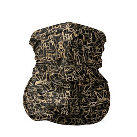 Бандана-труба 3D с принтом Египетские иероглифы в Екатеринбурге, 100% полиэстер, ткань с особыми свойствами — Activecool | плотность 150‒180 г/м2; хорошо тянется, но сохраняет форму | африка | древний | египет | знак | история | паттерн | письменность | символ | текстура